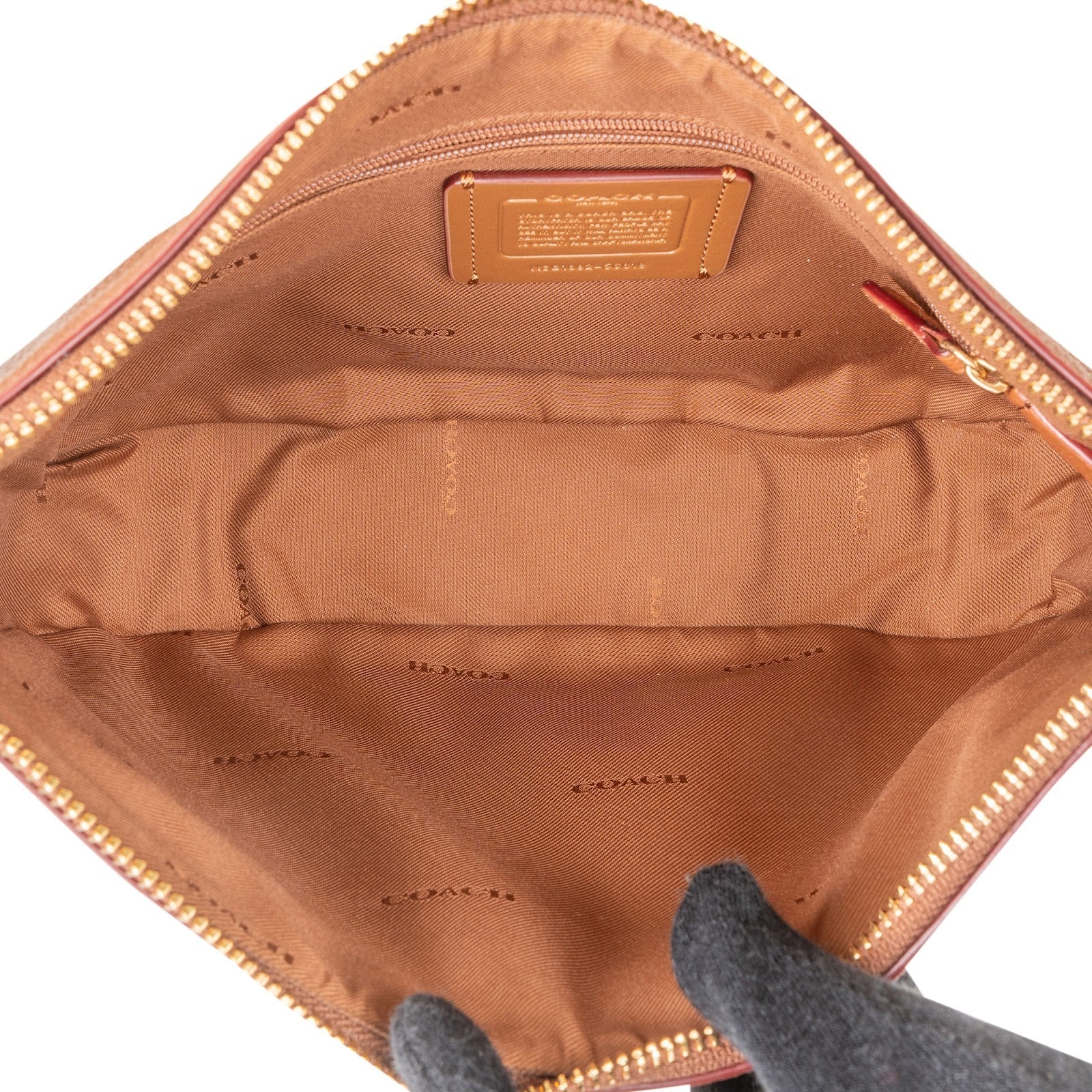 Coach Pebbled Leather Cary Shoulder Crossbody Bag
