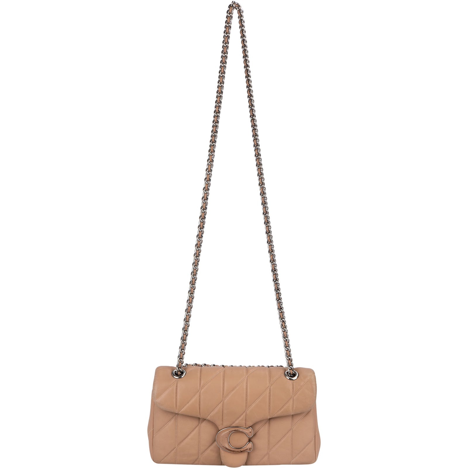 Coach Quilted Nappa Leather Flap Madison Crossbody Bag