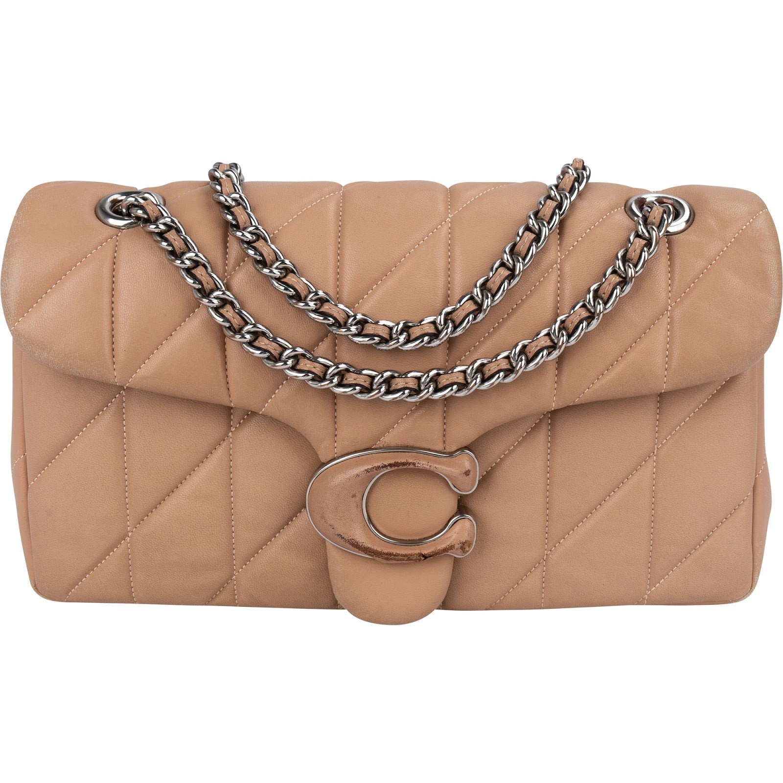 Coach Quilted Nappa Leather Flap Madison Crossbody Bag