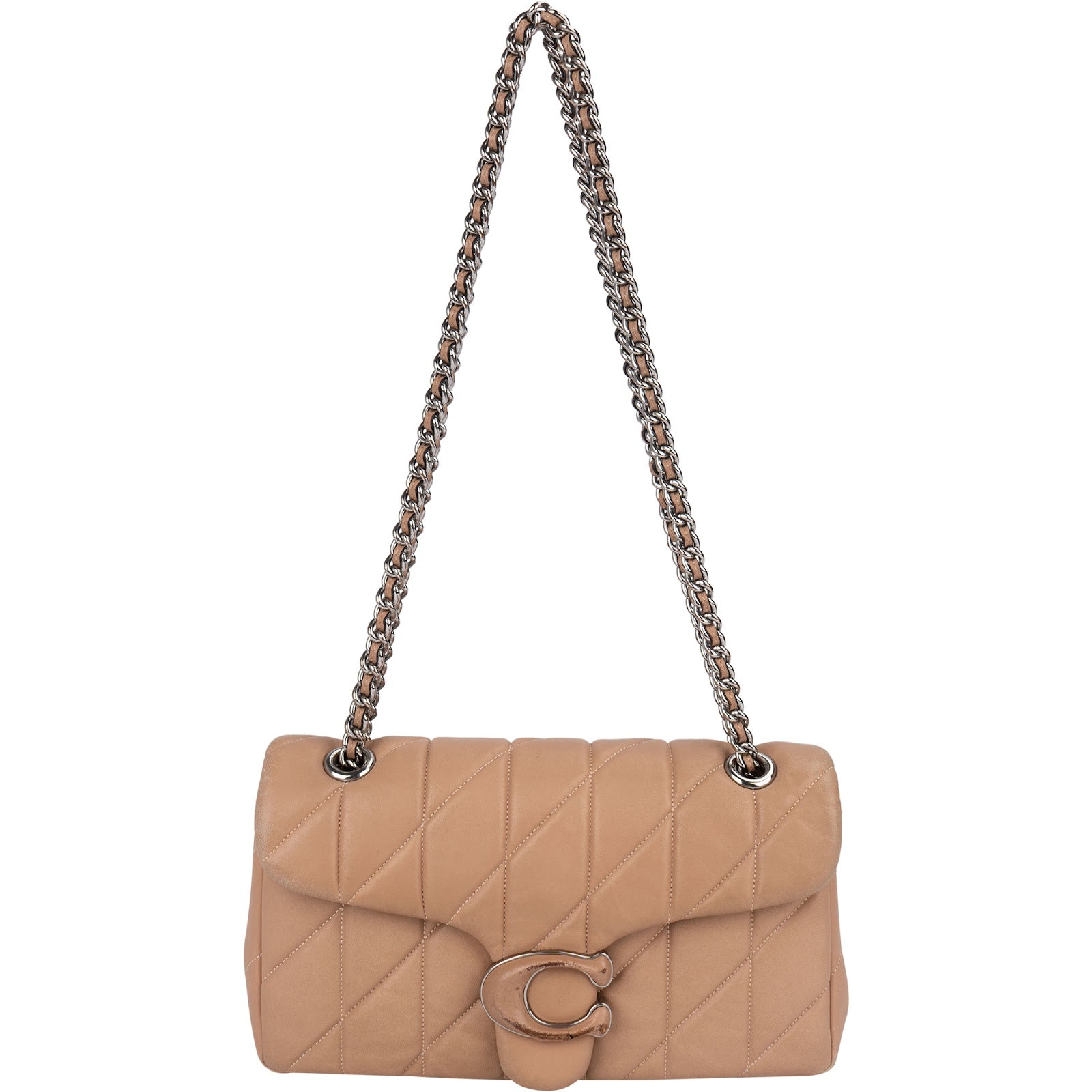 Coach Quilted Nappa Leather Flap Madison Crossbody Bag