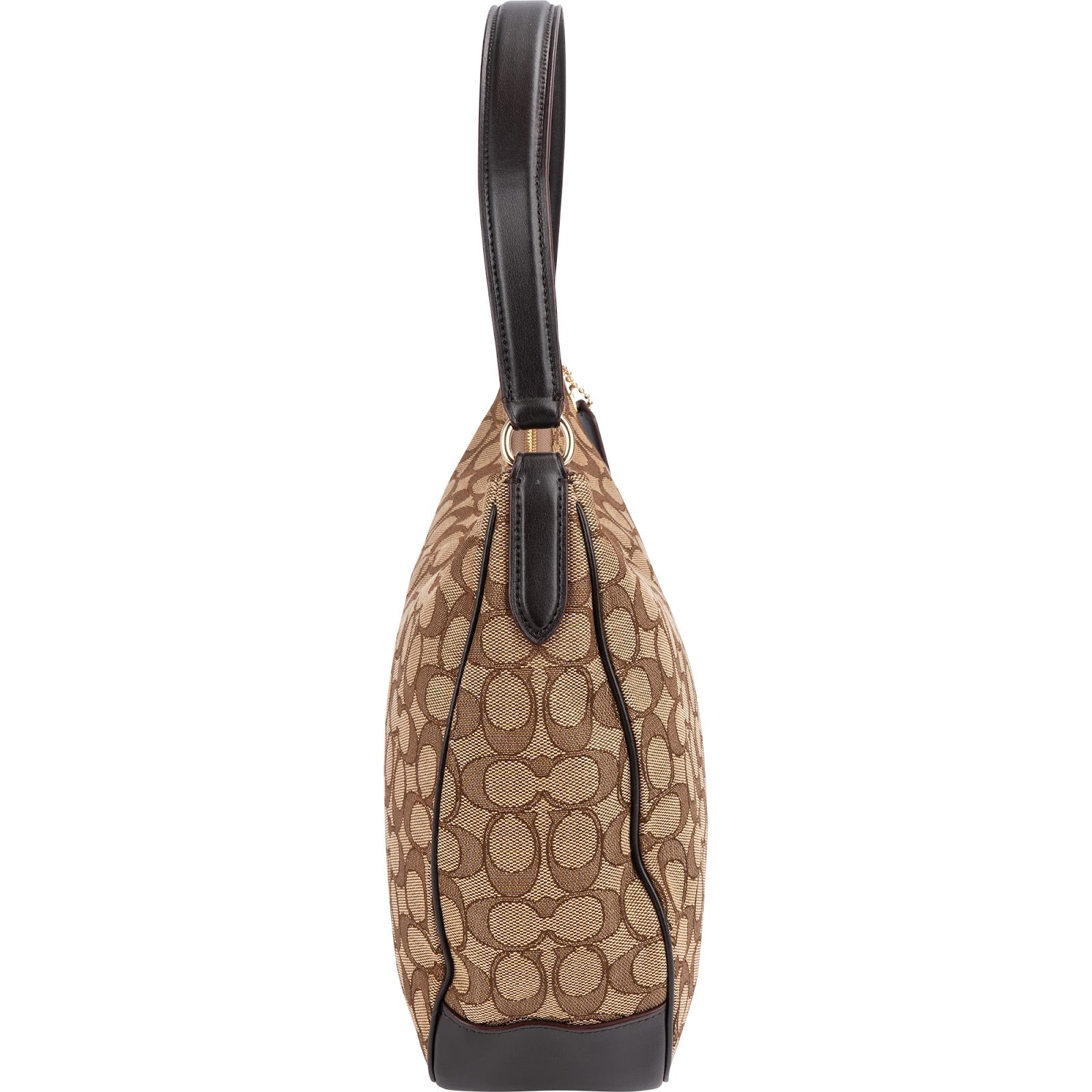 Coach Monogram Signature Canvas Hobo Shoulder Bag
