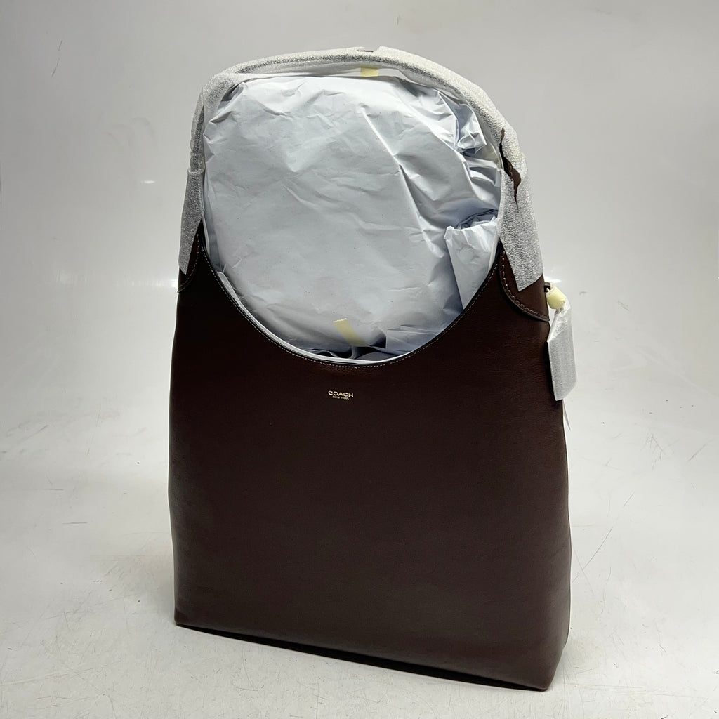 COACH Brooklyn Shoulder Bag 39 Smooth Leather Large 15.25x17x4" Maple CU044