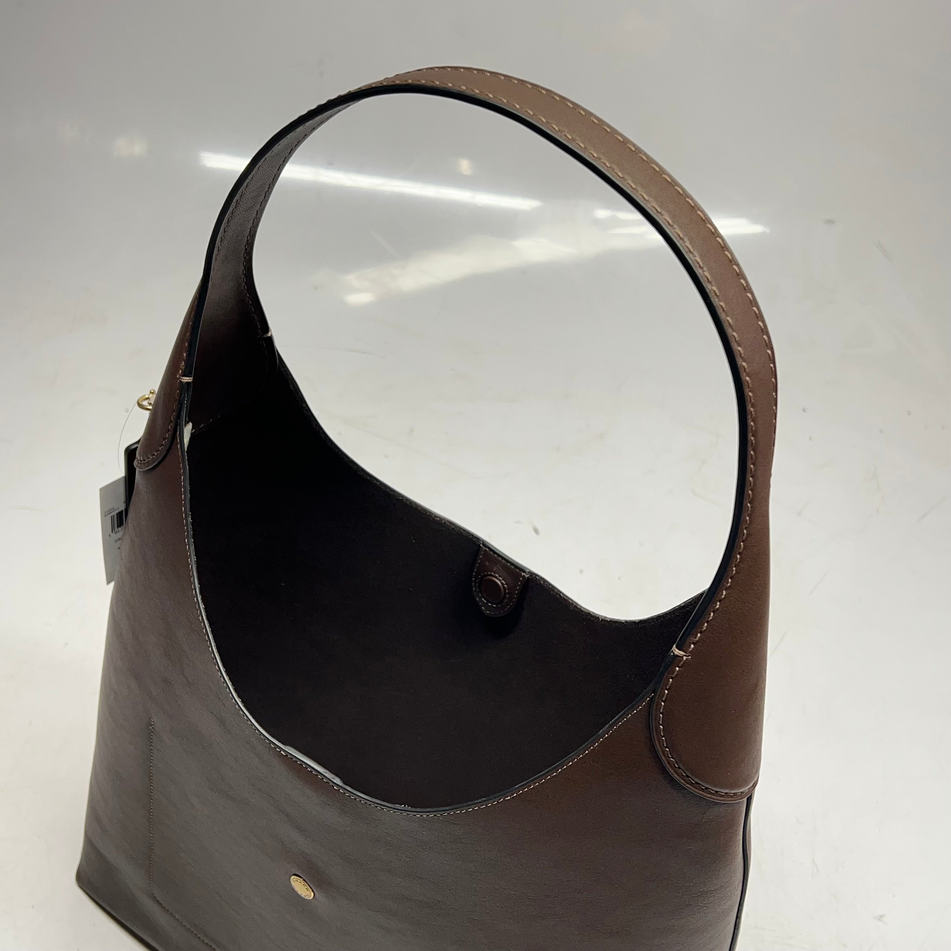 COACH Brooklyn Shoulder Bag 39 Smooth Leather Large 15.25x17x4" Maple CU044