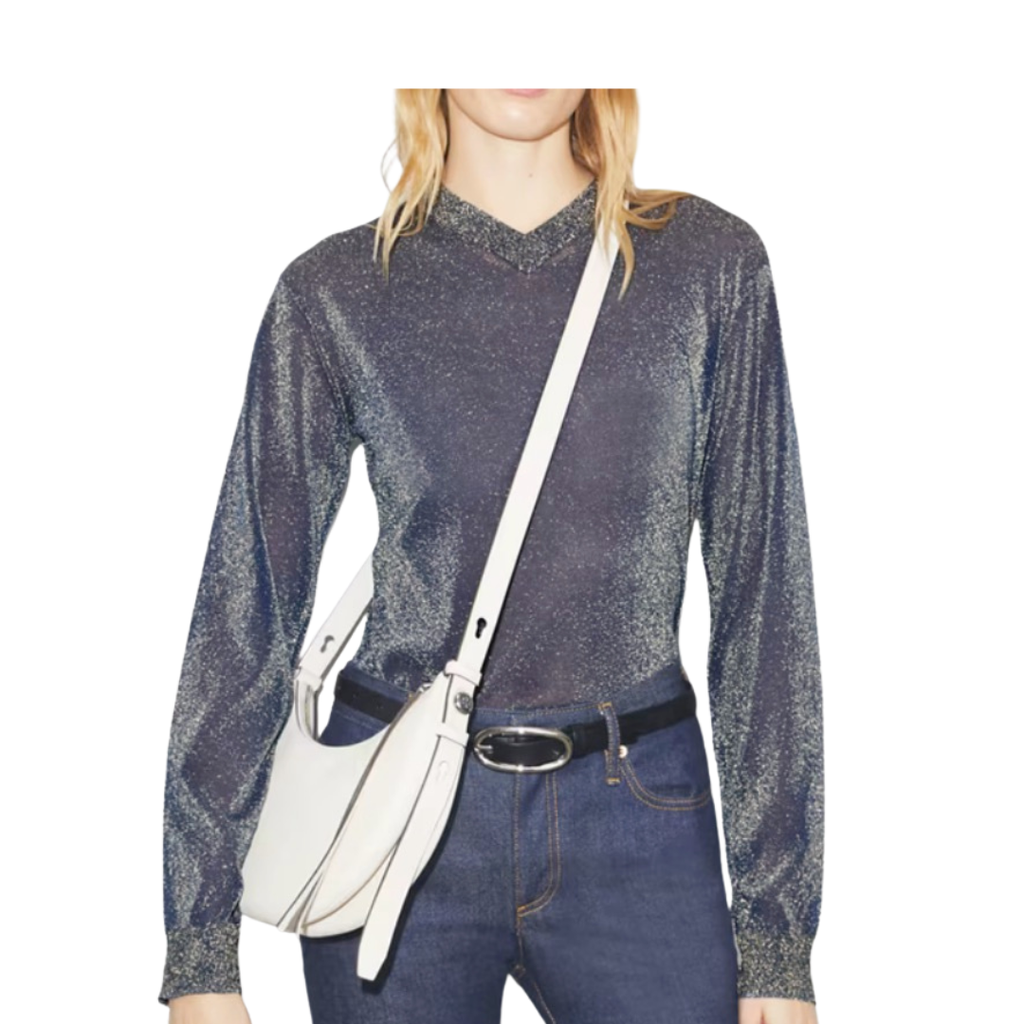 Tory Burch Romy Half Moon Shoulder Bag