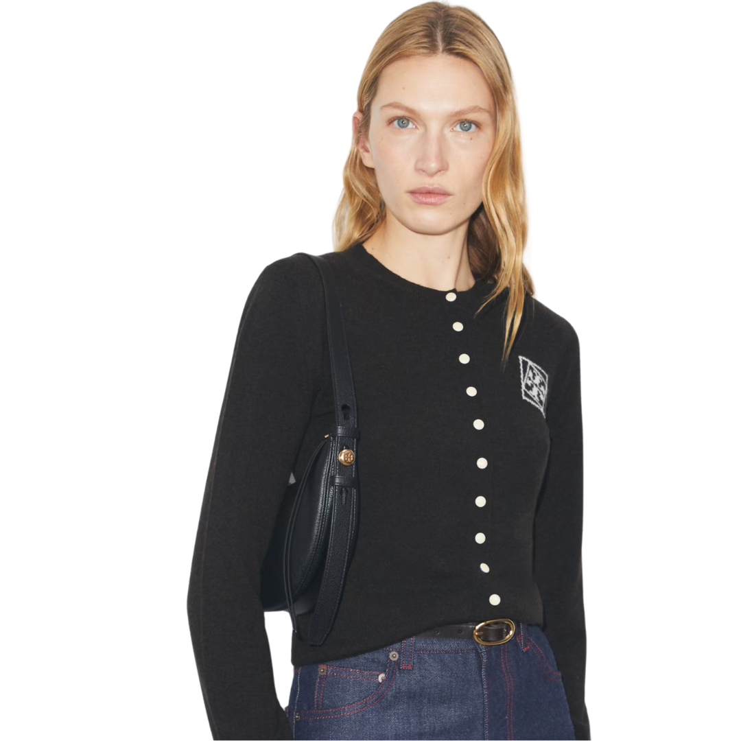 Tory Burch Romy Half Moon Shoulder Bag