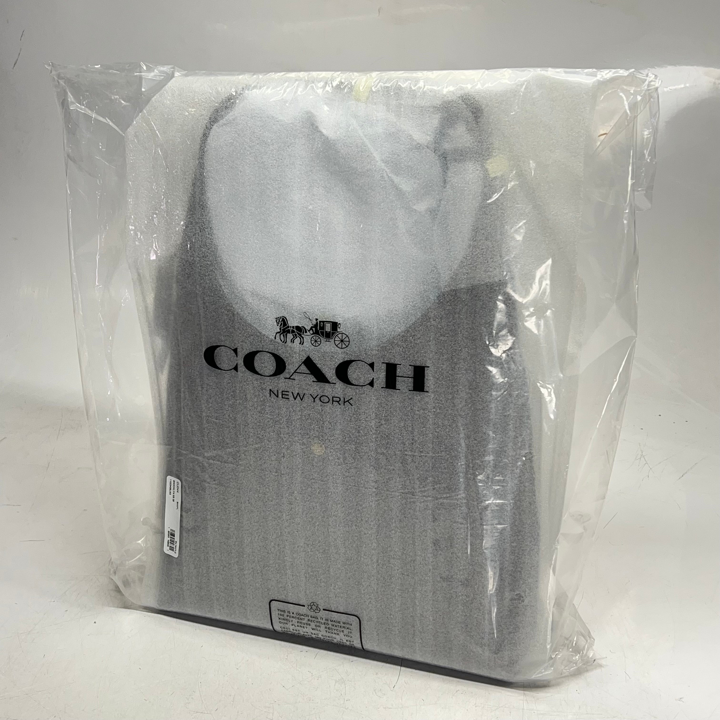 COACH Brooklyn Shoulder Bag 39 Smooth Leather Large 15.25x17x4" Maple CU044