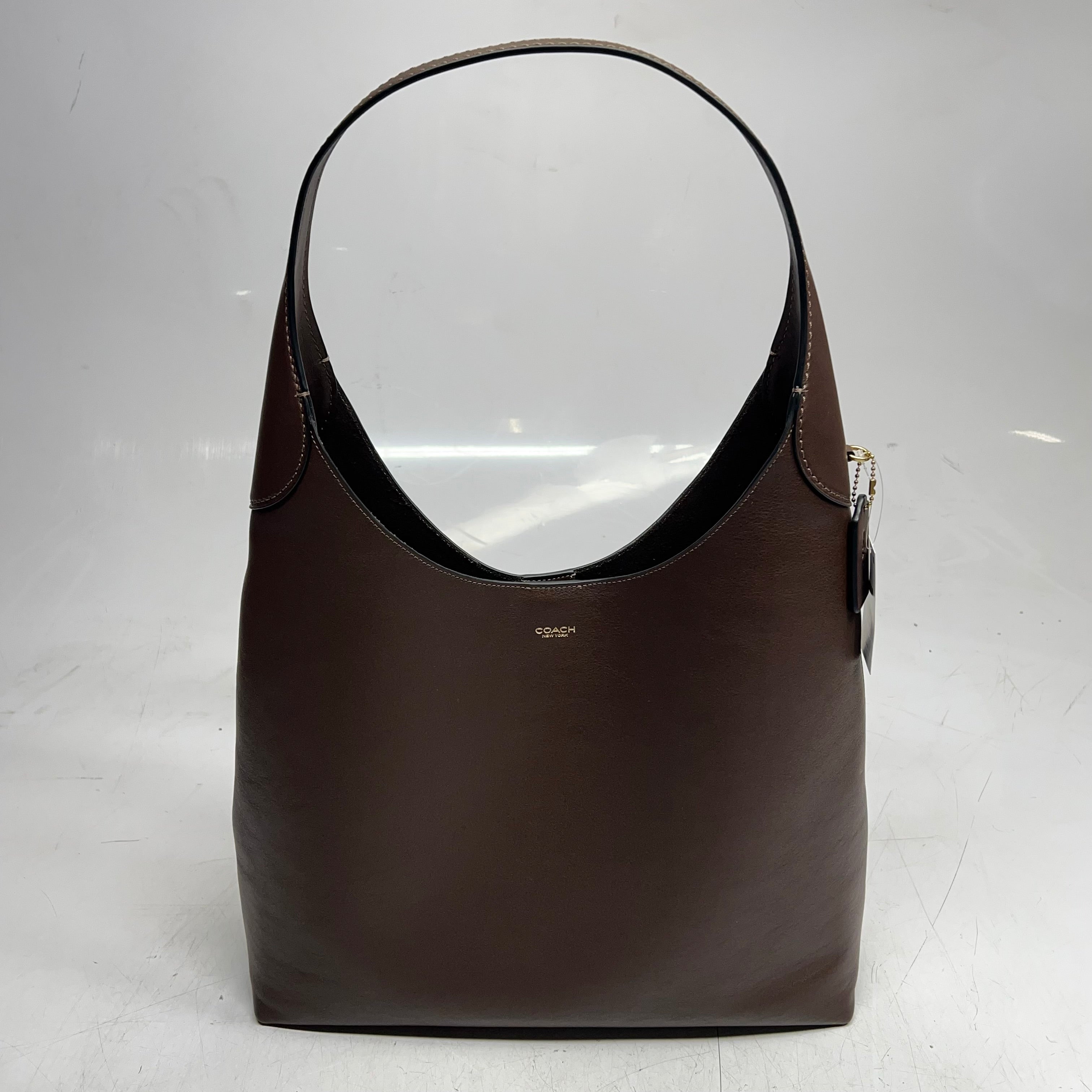 COACH Brooklyn Shoulder Bag 39 Smooth Leather Large 15.25x17x4" Maple CU044