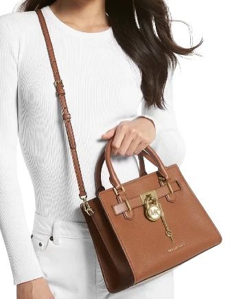 Michael Michael Kors Hamilton Small Leather Satchel