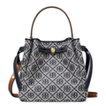 Tory Burch Women's T Monogam Romy Bucket Bag