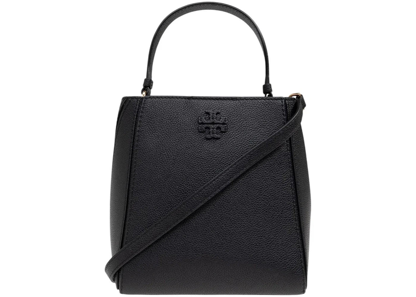 Tory Burch McGraw Small Bucket Bag Black