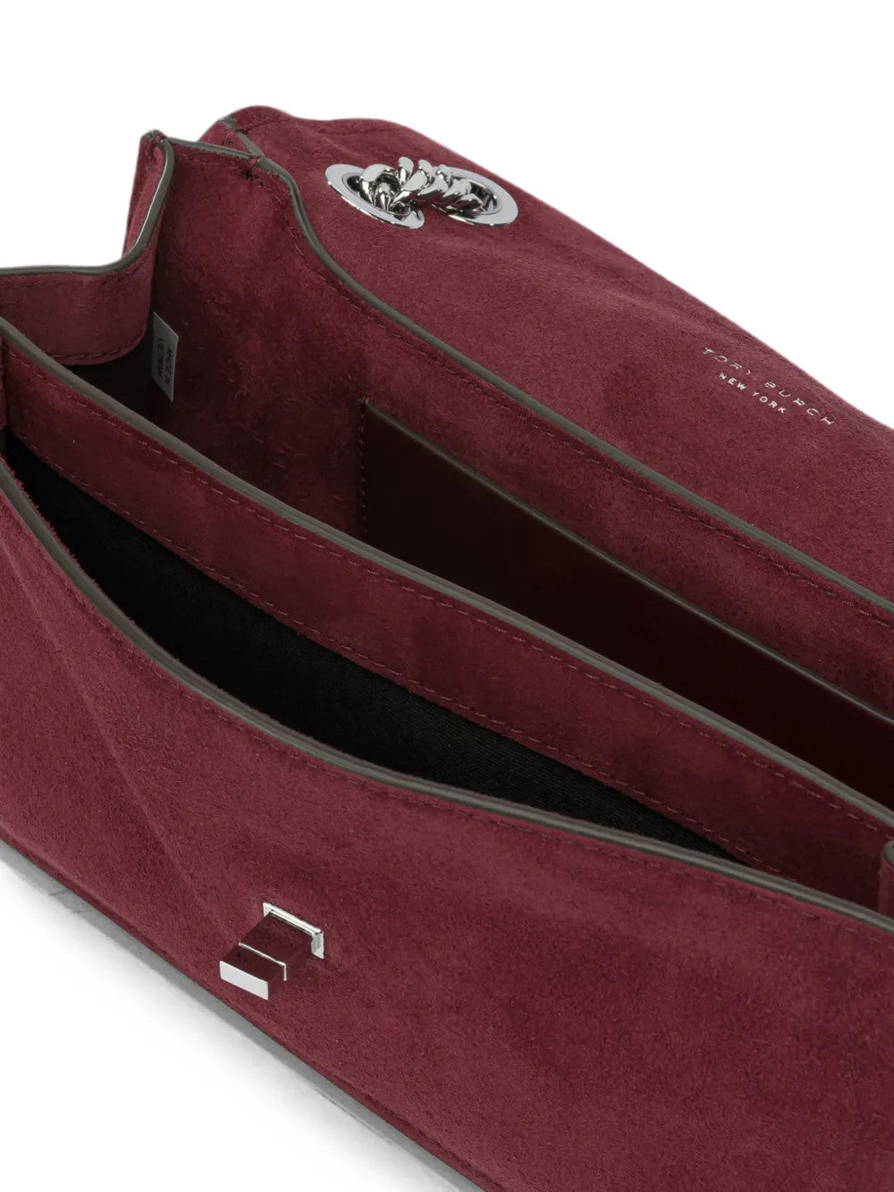TORY BURCH - Women Kira Turnlock Suede Shoulder Bag